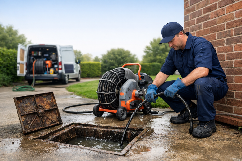 Rugby drain unblocking